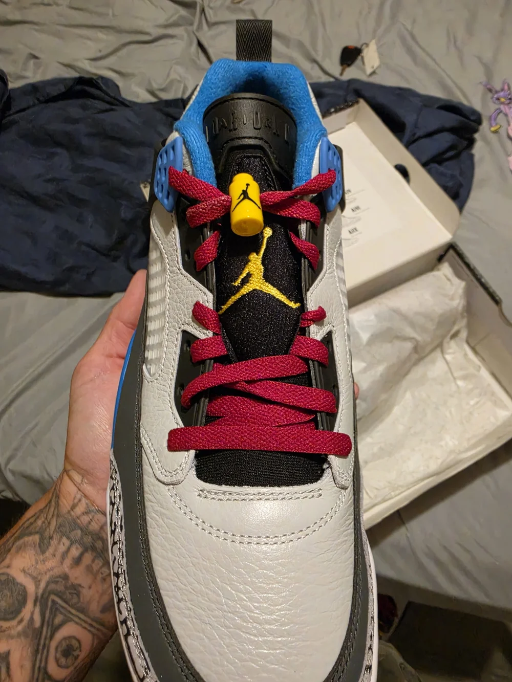 Jordan Spike Lees Men’s Athletic Shoes - White, Gray, Black, Blue, Red, Yellow